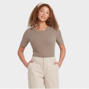 Short Sleeve Rivbed T-Shirt